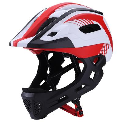 China Comfortable.safety Multiple Colors Sports Safety Helmet Bike Road Riding Helmet With Liner And Chin Guard Scooter Helmets For Kids for sale