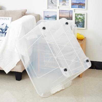 China Plastic Storage Barrel In Sustainable Plastic Compartment Storage Box for sale