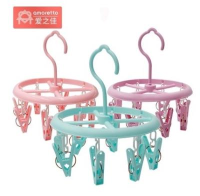 China Flexible hangers and racks drying round plastic hangers for sale