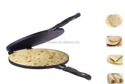 China eco-friendly non-stick liner press of tortilla/tortilla making machine Roti chapati baking machine for sale