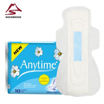 China Hot Selling Super Absorbent Sanitary Napkins Manufacturer , Free Sample 280mm Kenya China Sanitary Pads for sale