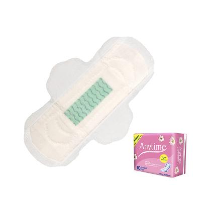 China Women Super Absorbent Organic Anion Pregnancy Mail Day And Night Brand 340mm Sanitary Pads For Private Label for sale