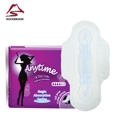 China SN2818X Super Absorbent China Manufacturer Small Organic Cotton Colored Scented Sanitary Pads For Africa for sale