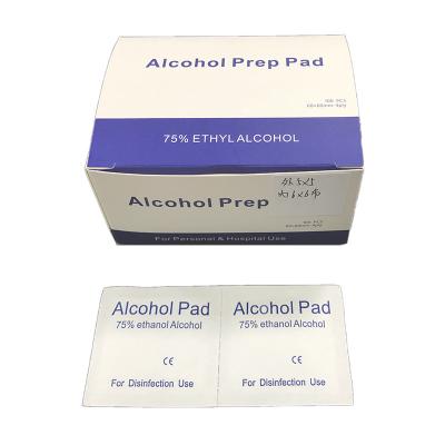 China Cleaning Alcohol Wet Wipes Bulk Box 100Pcs Wholesale Alcohol Prep Pads 75% Isopropyl Alcohol Hand Sanitizer Wipes for sale