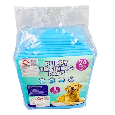 China Cheap Free Sample Dog Puppy Dogs Disposable Underpad 60X90 Urine Pet Under Pad With Sticker for sale