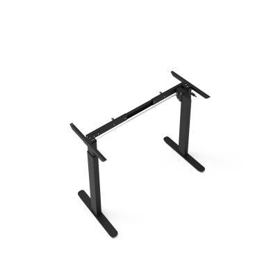 China Adjustable (height) Widely Applicable Standing Desk Frame Sturdy Electric Adjustable Desk Frame for sale