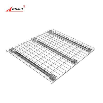 China Corrosion Protection Stage Box Beam Powder Coating Welded China Steel Storage Galvanized Warehouse Shelving Flat Wire Mesh Deck Panel Fence for sale