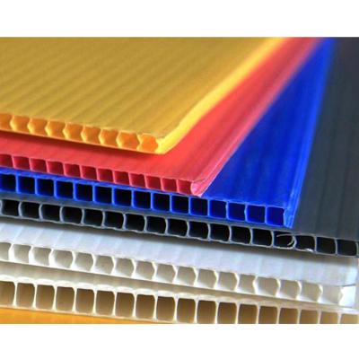 China Interlayer 2-12Mm Colored Plastic Corrugated Soundproof Corrugated Plastic Sheet PP Plastic Corrugated Sheet for sale