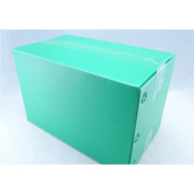 China Recyclable Green Corrugated Plastic Cardboard Box Twin Wall PP Box Shipping Carton for sale