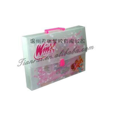 China New Design Office Factory Made Folder Box PP Folder Plastic Document Storage Box for sale