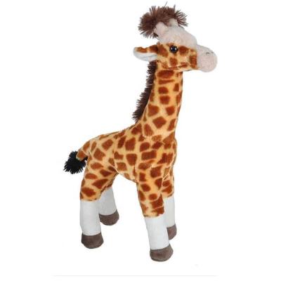 China Wild Toy Kids Gifts Cuddly Animal Stuffed Plush Africa Giraffe Plush Toy for sale