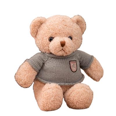 China Antique Toy Factory Cheap Sale Design Custom Stuffed Soft Teddy Bear Toy With Sweater for sale