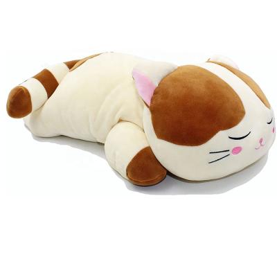 China Hot Sale Cat Plush Pillow Stuffed Soft Animal Cat Hugging Plush Pillow for sale