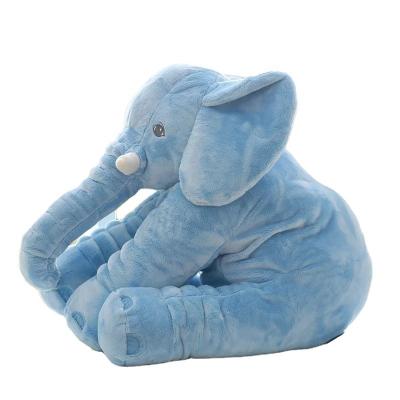 China Newborn Gift Adorable Sleeping Soft Friend Stuffed Elephant Plush Toy For Infant Gift for sale