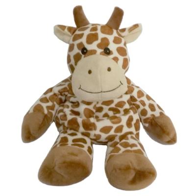 China Wholeale Wheat Microwavable Bag Microwavable Plush Toy Plush Elephant Giraffe Monkey Passionate Toy for sale