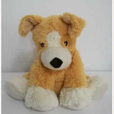 China Hot Sale Lavender Dog Plush Toy Microwave Heated Stuffed Pillow Toy For Winter Gift for sale