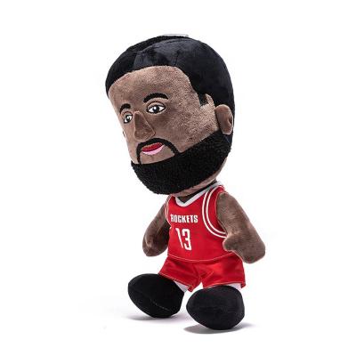 China Hot Sale Gift Cute Kawaii Stuffed Basketbal Football Soccer Player Doll Toy Pillow For Fans Gift for sale