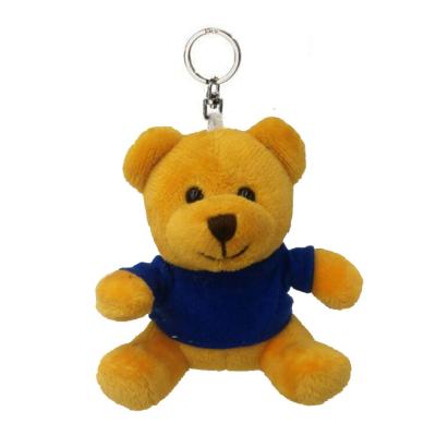 China Key Chain Personalized Stuffed Plush Teddy Bear Keychain Toy Pendant Toy for sale