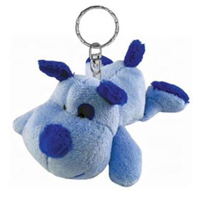 China 2021 Toy Soft Hippo Toy Pendant Key Chain Souvenir Design Plush Key Chain New Gift for sale