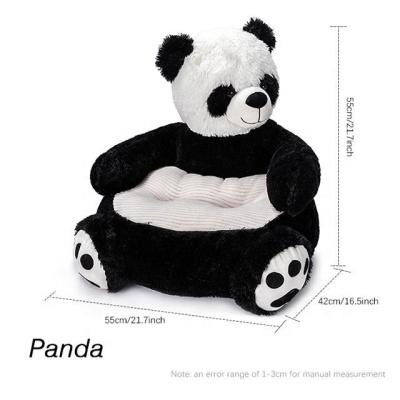 China Cheap Panda Toy Sofa Baby Cushion Plush China Logo Customized Plush Sofa Cushion for sale