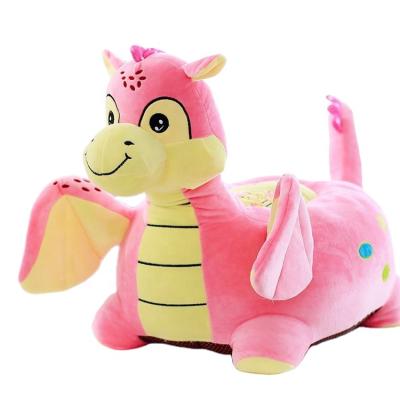 China Baby Sofa Chunky Dragon Toy Sitting Infant Toy Plush Soft Adorable Cuddly Plush Toy for sale