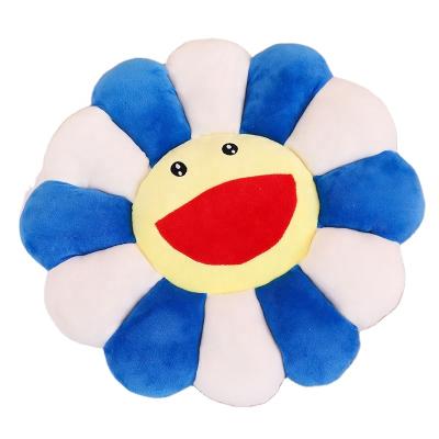 China Cuddly Cheap Comfy Custom Mat Custom Stuffed Sunflower Toy Gift Soft Sitting Pillow for sale