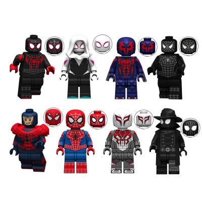 China KT1016 Mini Super Heroes Series Spider Cartoon Toy Bricks Figures Building Block Children Gift Toys for sale