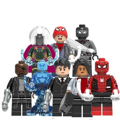 China Hogan Mini Building Blocks Figures Toys X0249 from Toy Heroes Series Michel Jones Peter Parker Nick Fury Spider Hydro-Man Happy cartoon for sale