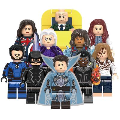 China Captain X0338 Plastic Toy Mini Bricks Building Block Figure Dr. Strange Wanda Professor X from Toy New Movie Super Heroes Cartoon for sale