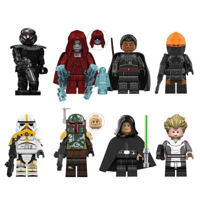 China Military Toy KT1052 Dark Trooper Sleeve Gideon Boda Skywalker Omega Bad Batch Building Block Figures Set Toys Model XP403 for sale