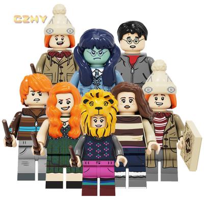 China Toy building block Harry Magic Moaning Myrtle Luna Hermione Ron Fred George Ginny Weasley Weasley cartoon the mini figure kids toys PG8285 for sale