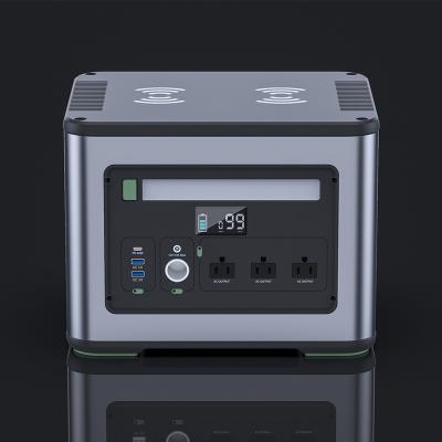 China Type C Portable Power Station 2000W for Outdoor Solar Generator with no Solar Panel Power Backup Battery with AC Outlets Fast Charging for sale