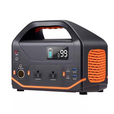 China Type C China Portable Power Station 500w for Emergency 12v power supply with 110V Pure Sine Wave AC Backup Battery Pack in Lithium for sale