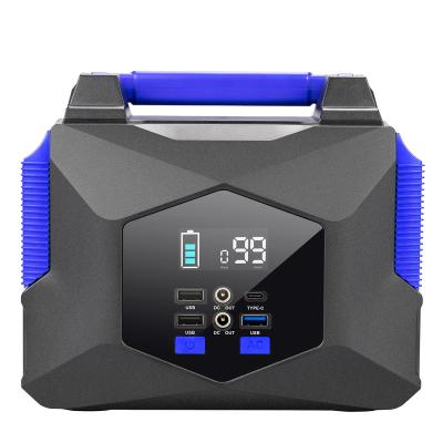 China Type C Home Outdoor 110V /220V Power Station  Solar Charging Station Portable Power Generator Solar bank for sale