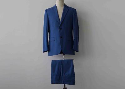 Chine Bleu marine latéral de Terno de conduit costume de 2 morceaux plus la veste/pantalon anti-rétrécissement de taille à vendre