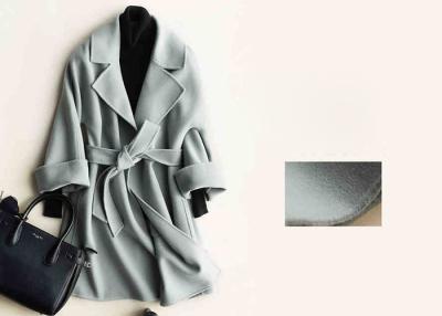 China Soft Warm Handmade Wool Coat , Ladies Tailored Wool Coat Many Colors Available for sale