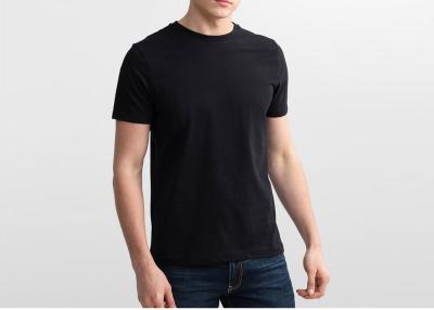 Chine Tees-shirt du coton d'hommes de couleur solide, T-shirts frais de cou rond pour l'anti ride des hommes à vendre