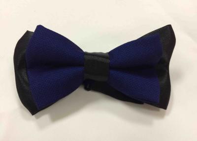 China Wild Fitted Formal Mens Suit Accessories Blue Bow Tie Fit Business / Wedding Shirt for sale