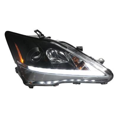 China 2006-2008 For Lexus IS250 HID Head Lamps With Projector Lens Black Housing APJ05970 / APJ05971 for sale