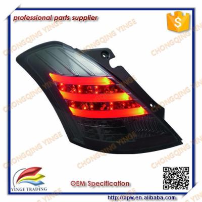 China LED tail lamp for fast hot sale LED tail lamp for 2014 Japanese Suzuki Swift taillight spare parts for sale