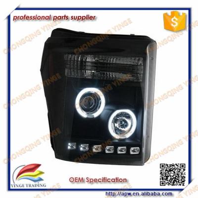 China Led Head Light For FORD F250 Modified Car Accessories For FORD F250 Super Duty CCFL Angel Eyes Head Light for sale