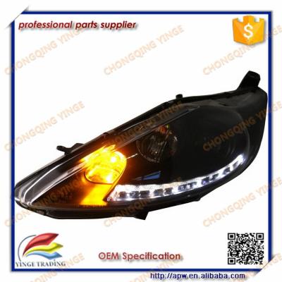 China Led Head Light For FORD Fiesta “08-12 For FoRD Car Led Headlight With Bi Xenon Projector Lens For Ford for sale