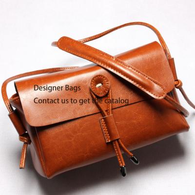 China Fashion Hot Sales Fashion Cowhide Leather Mini Shoulder Messenger Woman Chain Cross - Body Bag for sale