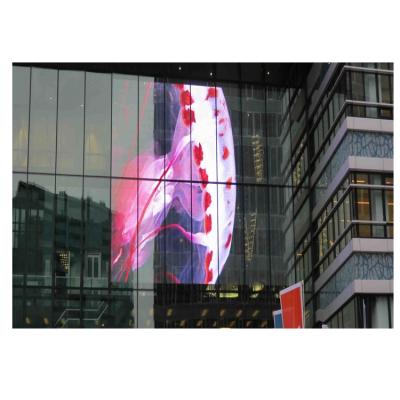 China Indoor Full Color Glass P3.9 Indoor Rental Transparent Led Screen for sale