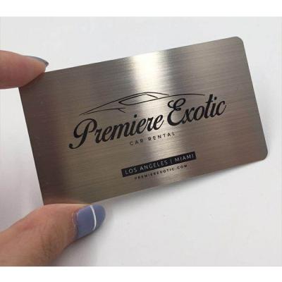 China ID Card Printing Hollow Card Mirror Stainless Steel Metal Ect Custom Business Card for sale