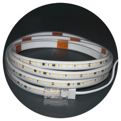 China Flexible Waterproof AC SMD2835 220V 110V LANDSCAPE LED Strip Light 10cm Cuttable Constant Current-Voltage for sale