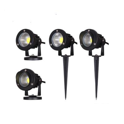 China LANDSCAPE 3w 5w 7w 9w 10w DC12V 110v 220V Outdoor Waterproof Spike Cob Led Garden Light for sale