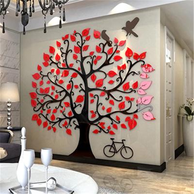 China Creative Waterproof+Eco-friendly 3d Wall Sticker Bedroom Wall Poster Paper Self Adhesive Wallpaper Stickers for sale