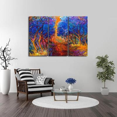 China Eco-friendly Custom Wall Art Stretched Cotton Canvas Painting Digital Prints for sale