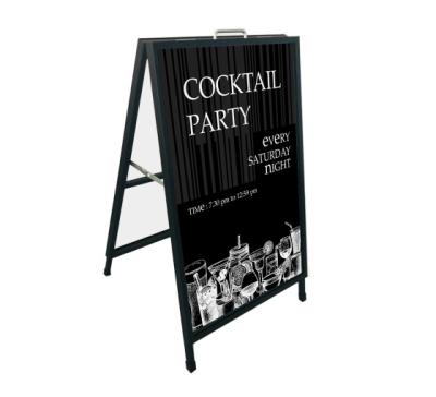 China Eco-friendly double side wedding yard sign frame, frame sign holder plastic, road sidewalk one frame sign for sale